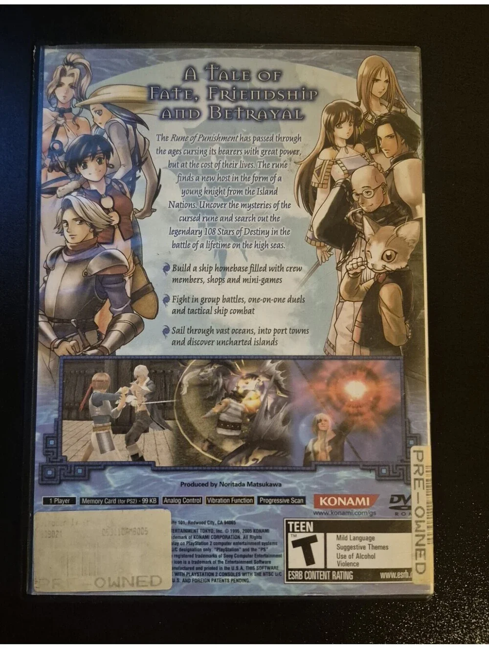 Suikoden IV (4) (PlayStation 2, PS2) Complete CIB - TESTED